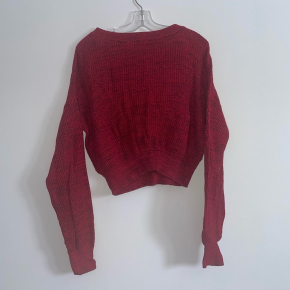 Knitted Cropped Sweater - Picture 1 of 2